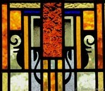 Glas-in-loodraampje, detail.
<br/>
Gert-Jan Lobbes, 2016